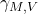 \gamma_{M,V}